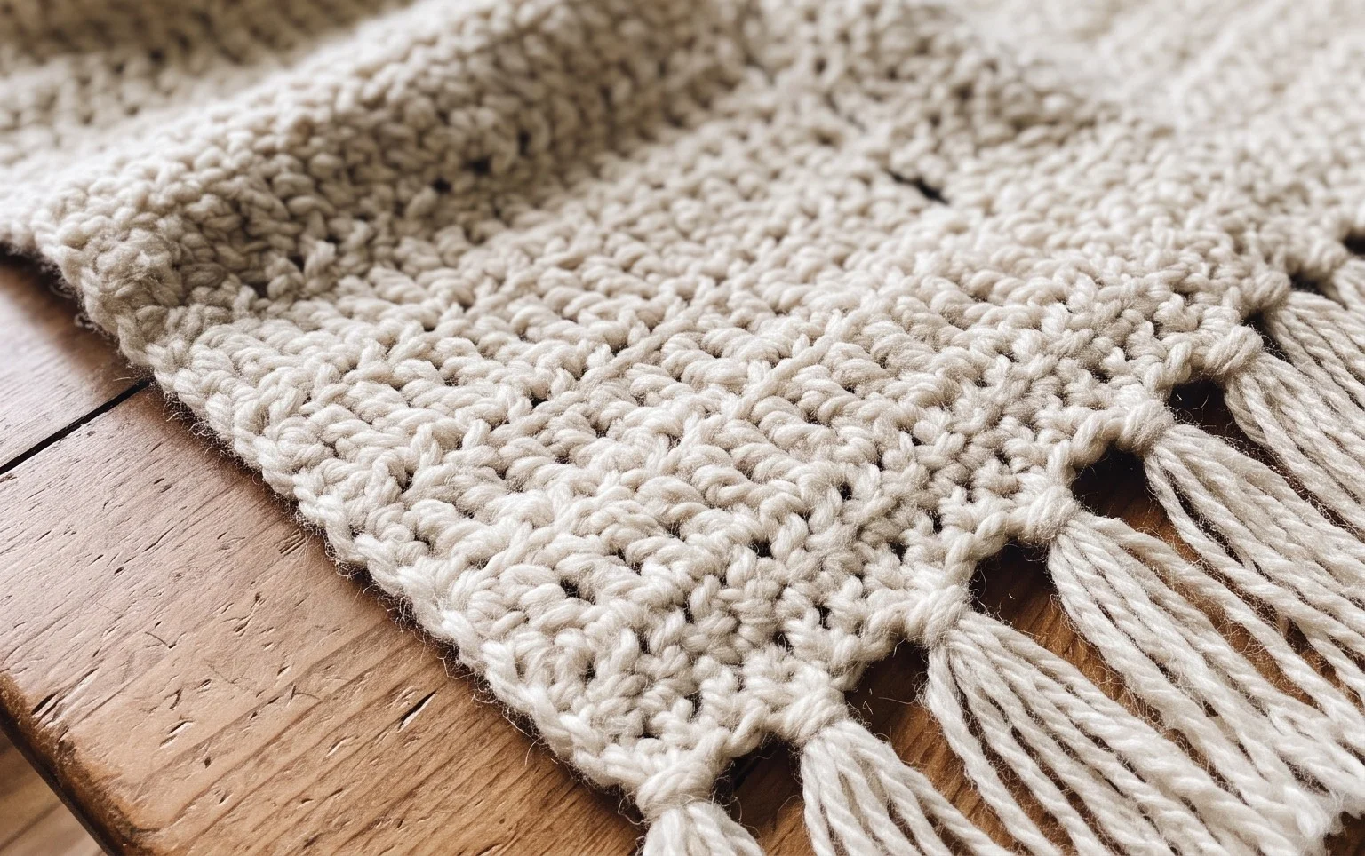 Free Crochet Blanket Scarf Pattern | Jewels and Jones