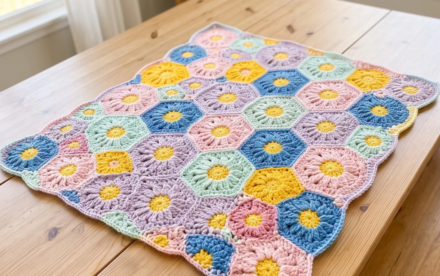 Easy Crochet Flower Motifs: Step-by-Step Free Pattern