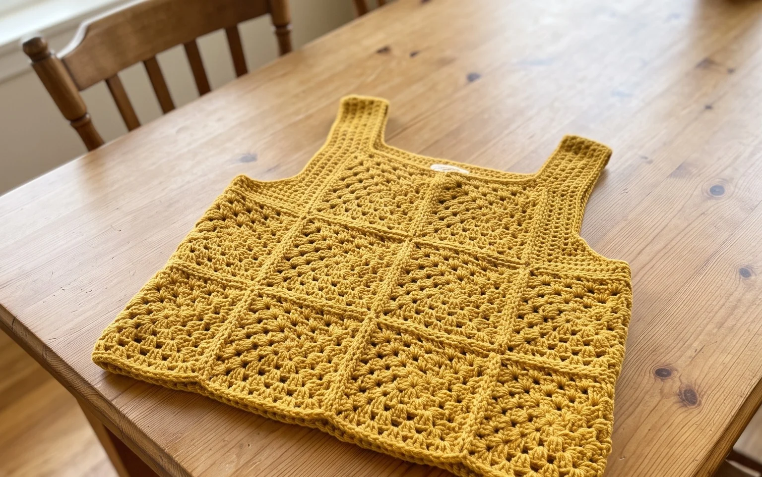 Easy Crochet Tank Top: Free Granny Square Pattern