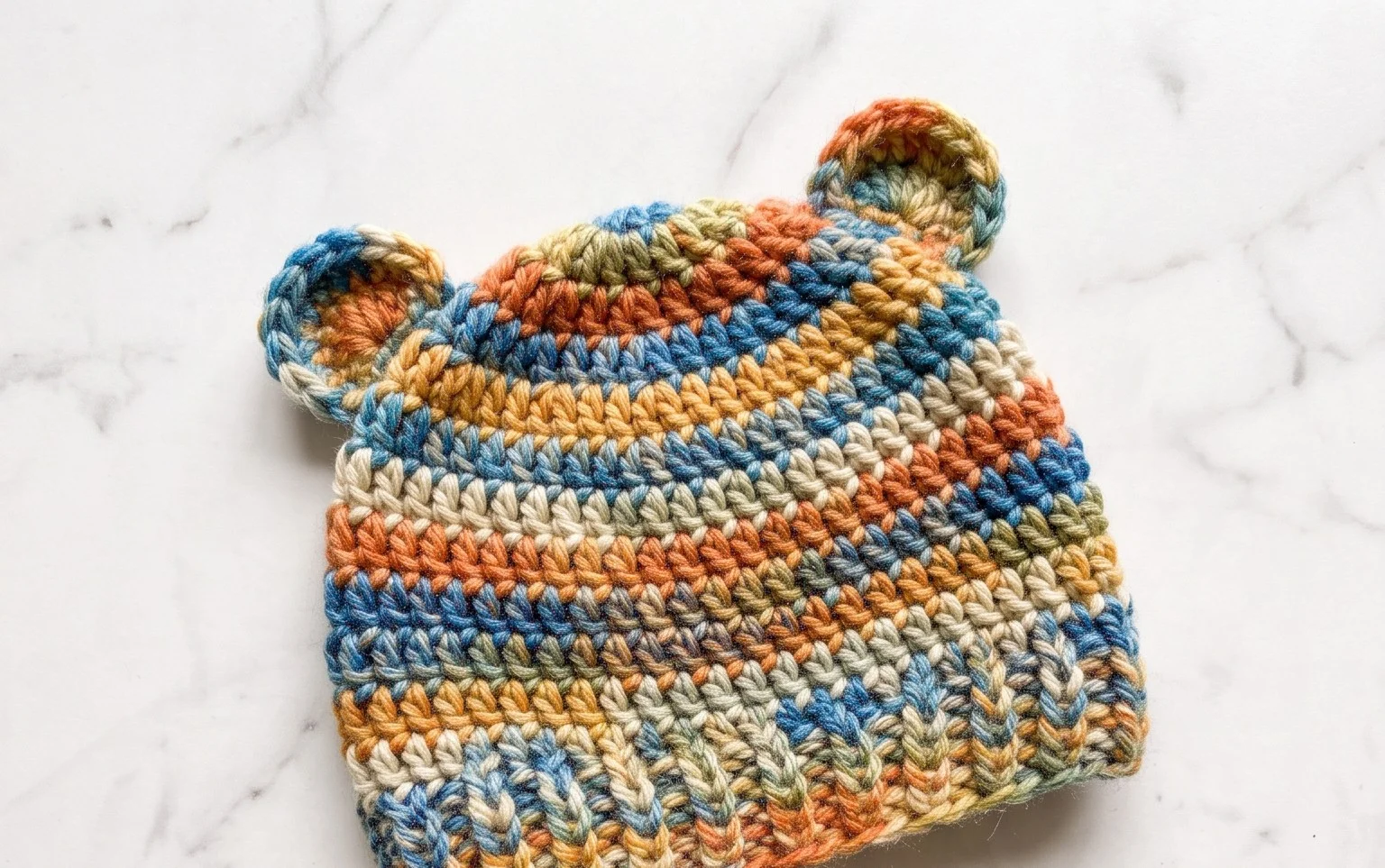 Baby Bear Hat Free Pattern: 5 Sizes Step-by-Step Guide