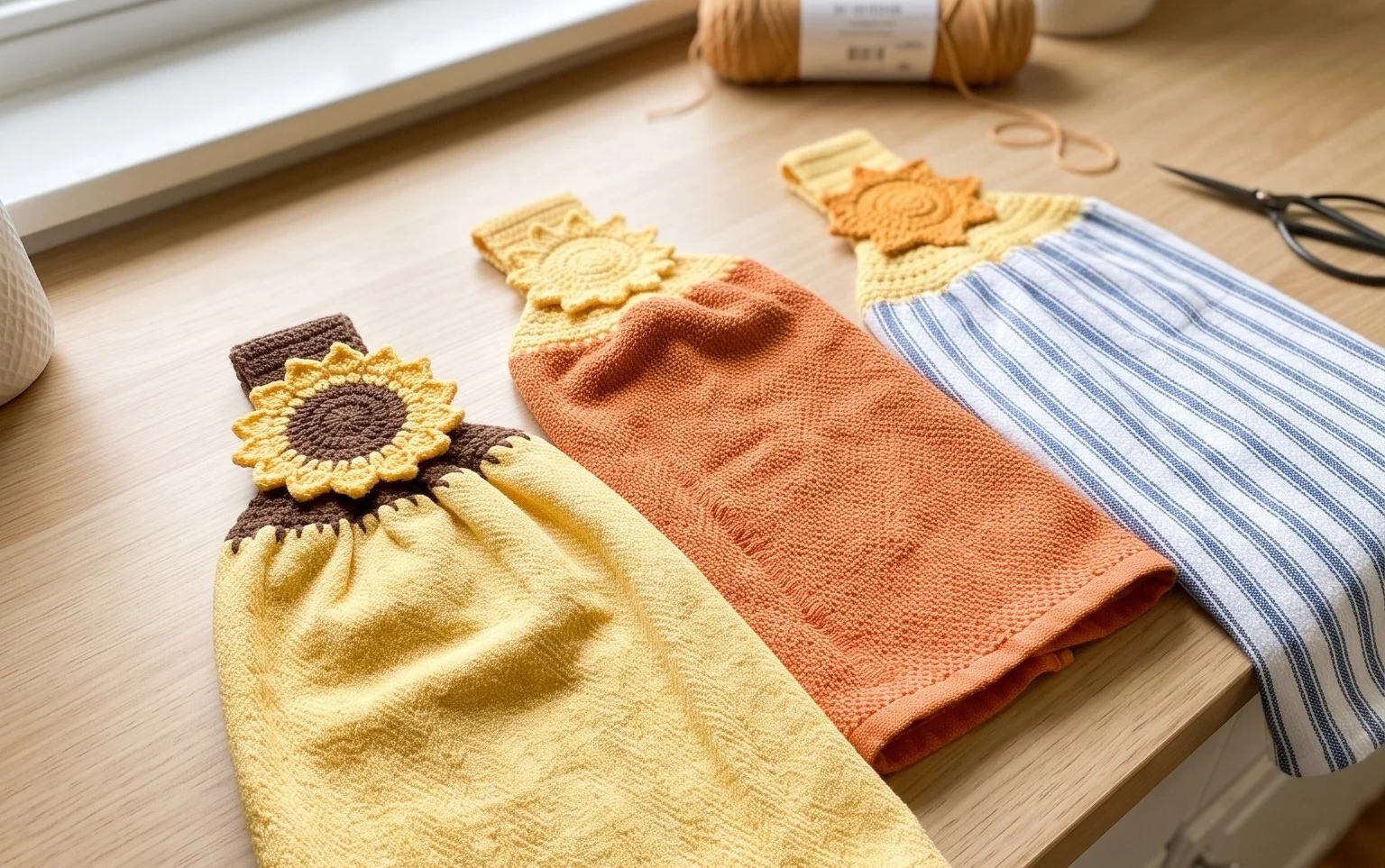 Summer Kitchen Towels: Free Easy Crochet Patterns