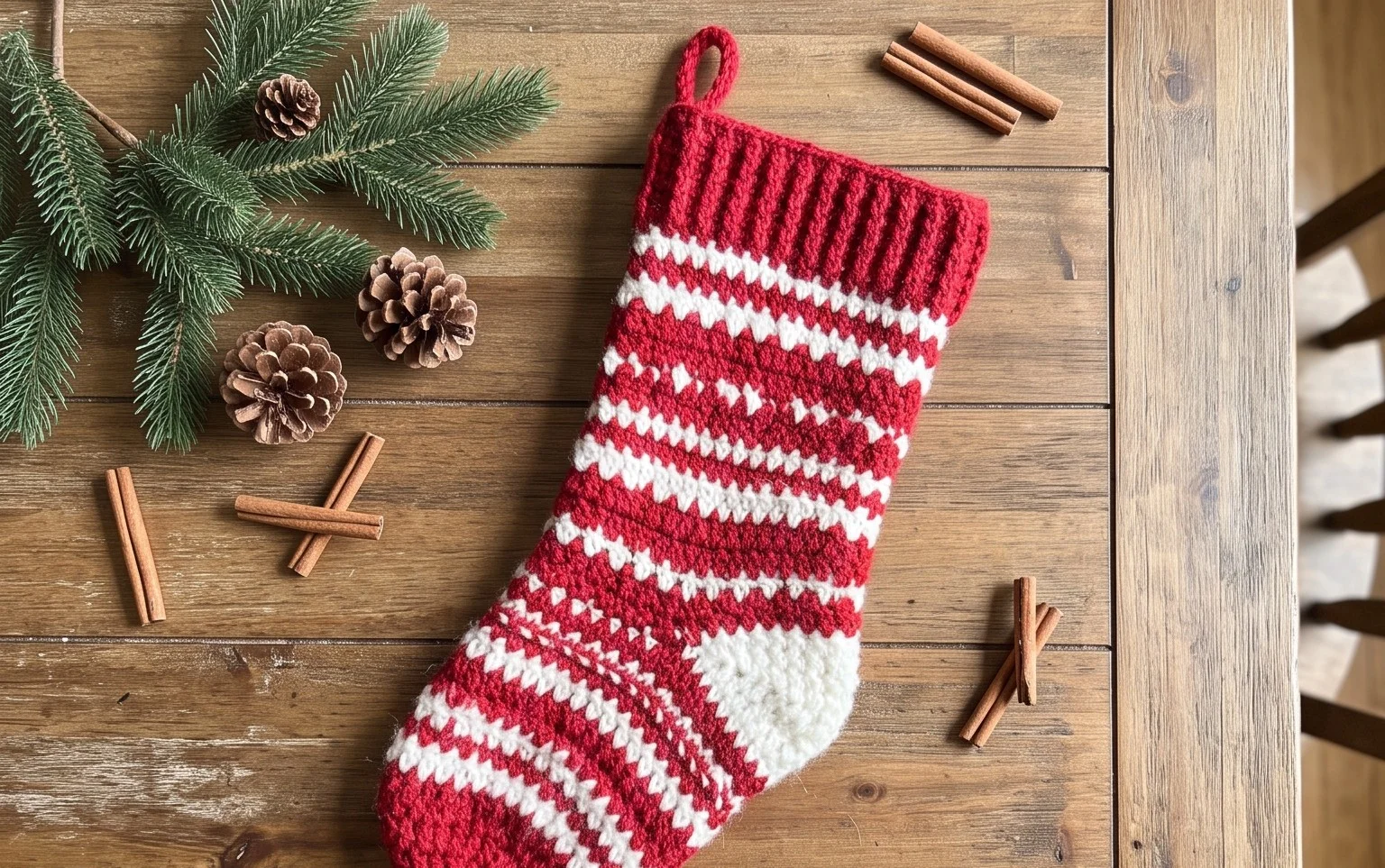 10 Free Easy Christmas Stocking Crochet Patterns