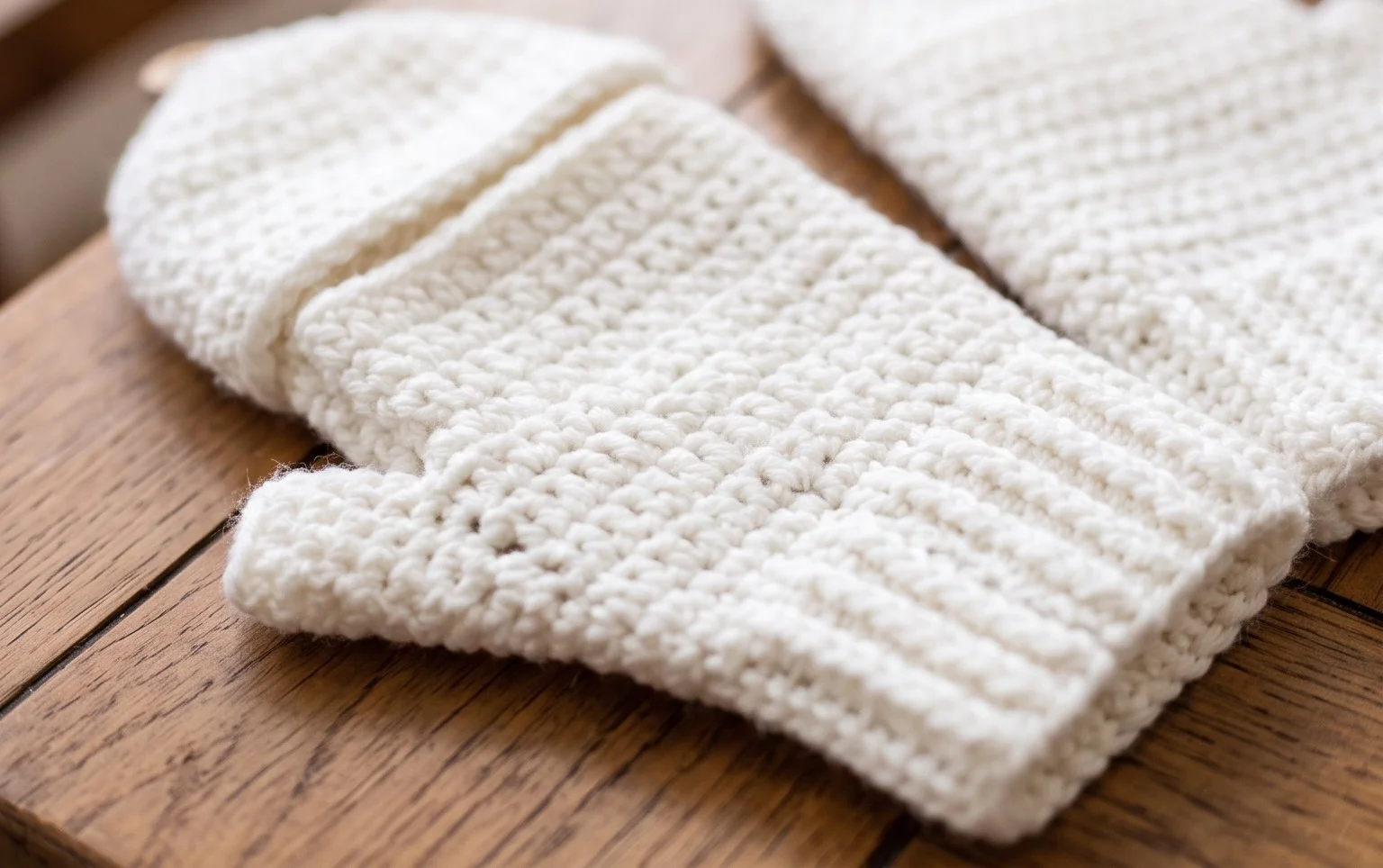 Convertible Fingerless Mittens for Women & Kids Free Crochet Pattern