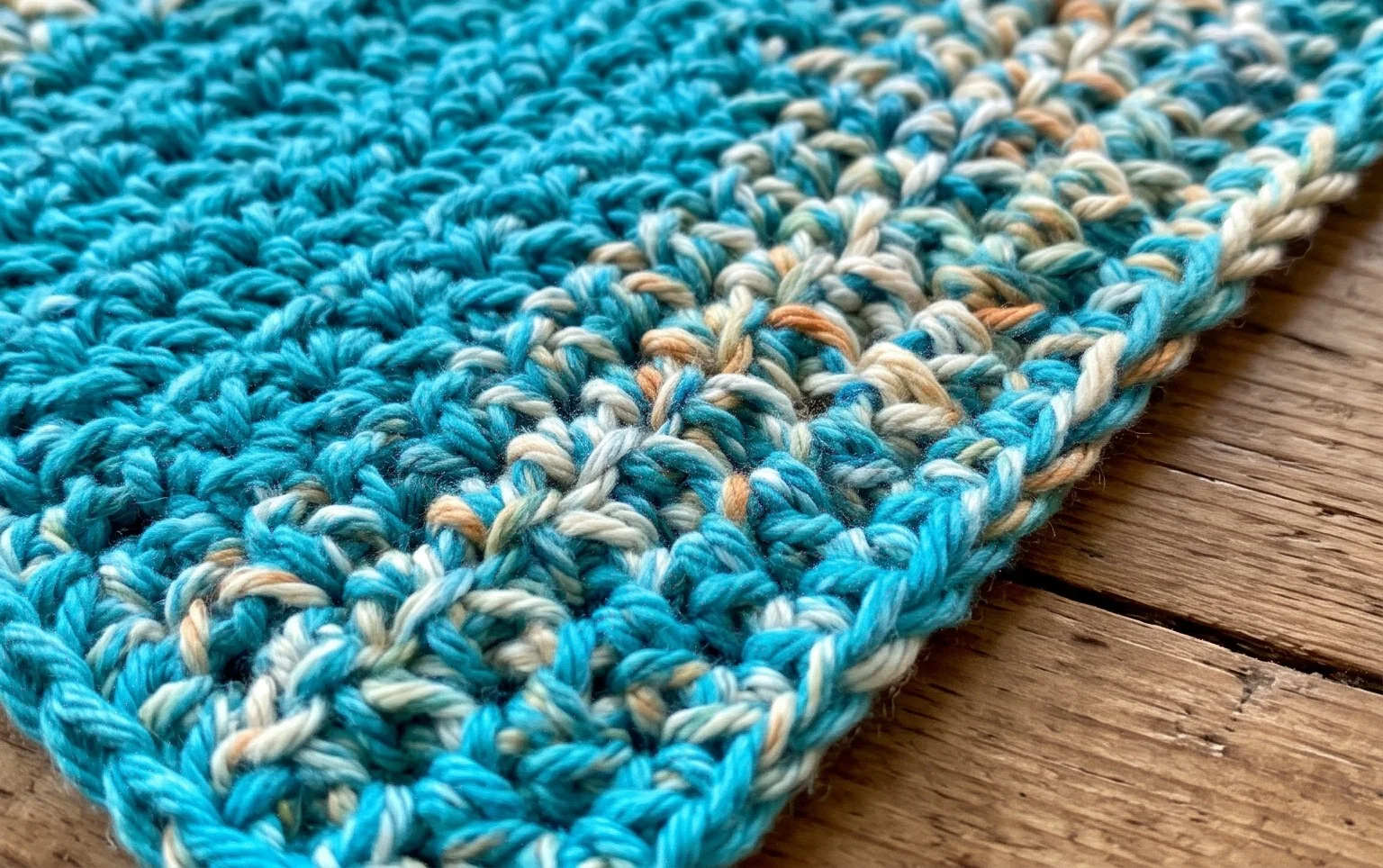 Simple Cotton Crochet Washcloth